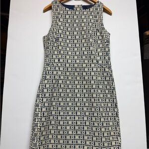 Banana Republic Navy and Cream Mini Dress